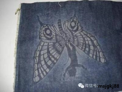 光纤激光打标布料